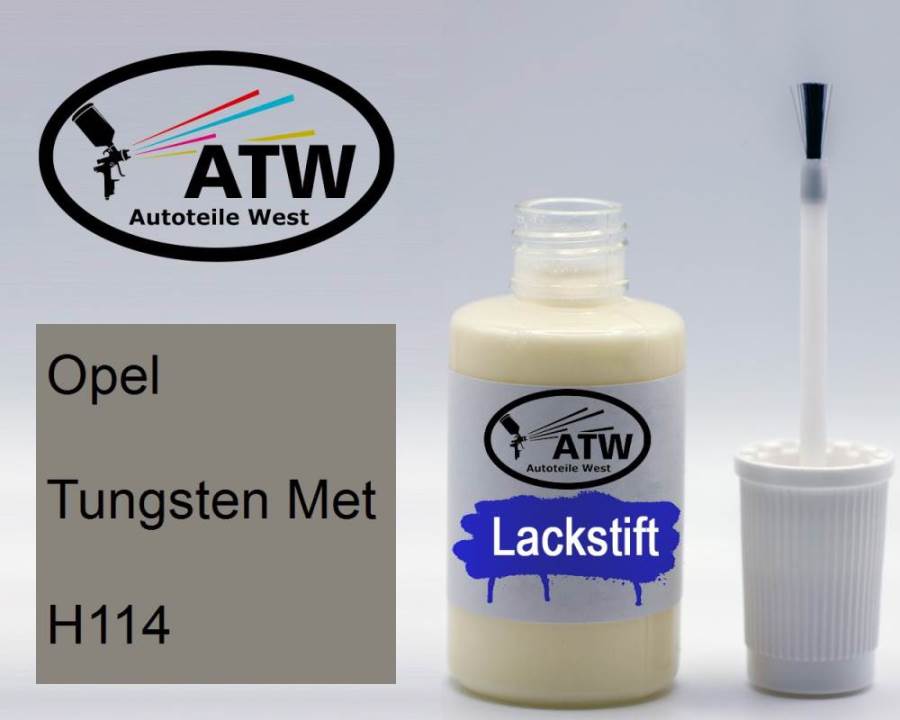 Opel, Tungsten Met, H114: 20ml Lackstift, von ATW Autoteile West.